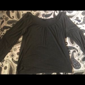 H&M lightweight grey blouse